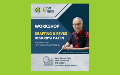 [EVENT] 29 APRIL 2026: Workshopp Drafting & Revisi Deskripsi Paten